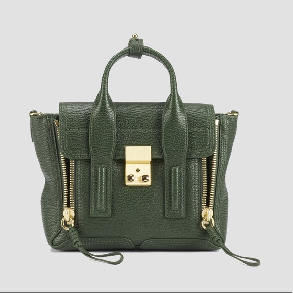 3.1 Phillip Lim Mini Pashli Satchel Jade Green - Picture 12 of 13